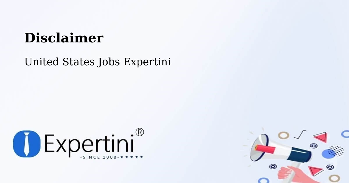 Disclaimer – Norwalk - United States Jobs Expertini